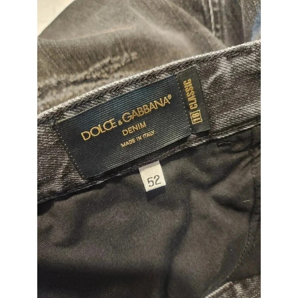 AUTHENTIC Dolce & Gabbana D&G Men’s Denim Jeans 16 Classic Sz 52 / US 36 - Picture 3 of 13